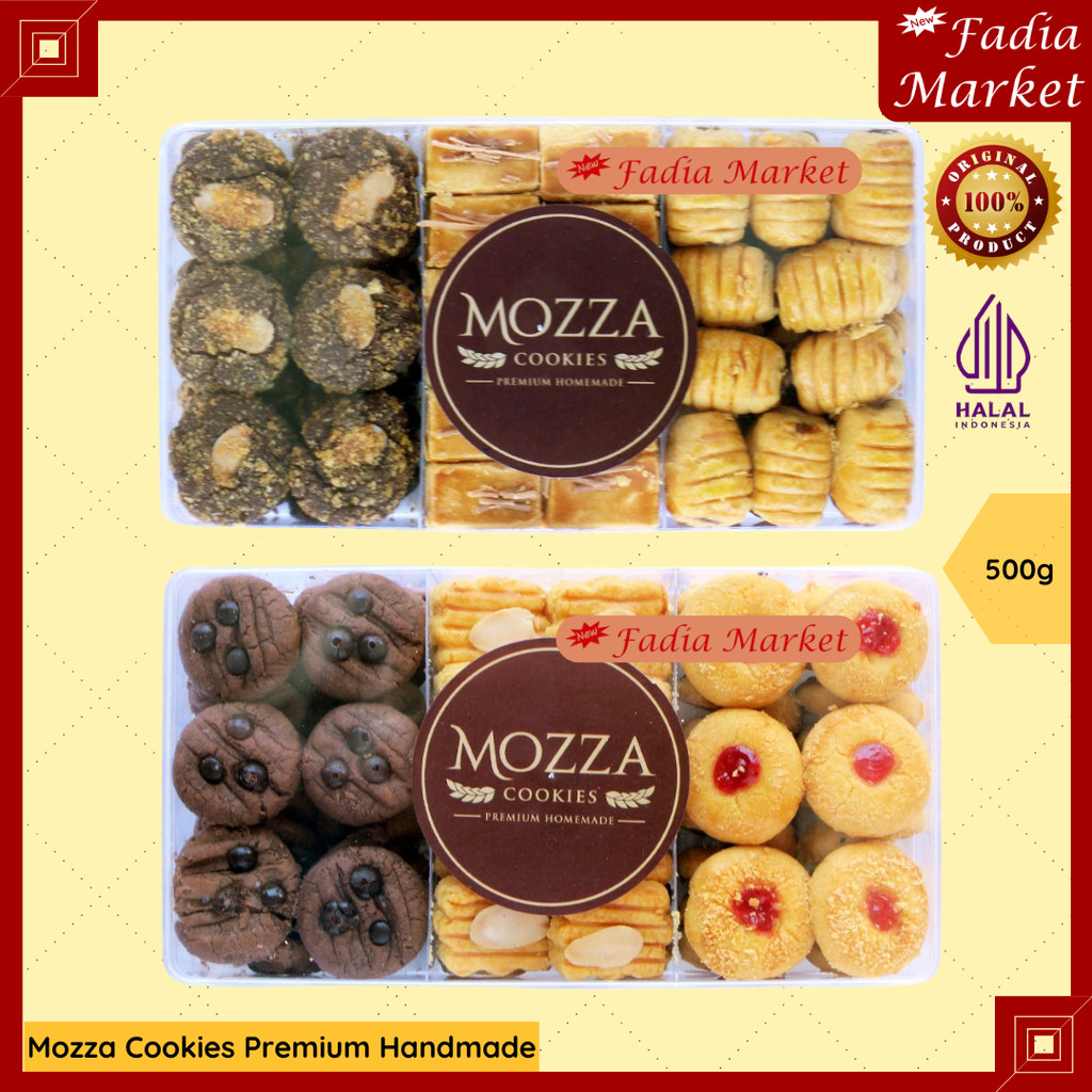 

Mozza Cookies Kue Kering Snack Toples Natal Ramadan Lebaran Idul Fitri 500g