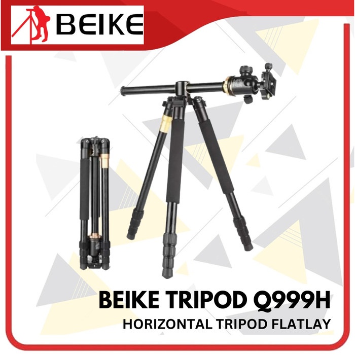 Beike Q999H Tripod Flatlay Horizontal Monopod Beike Q999 H