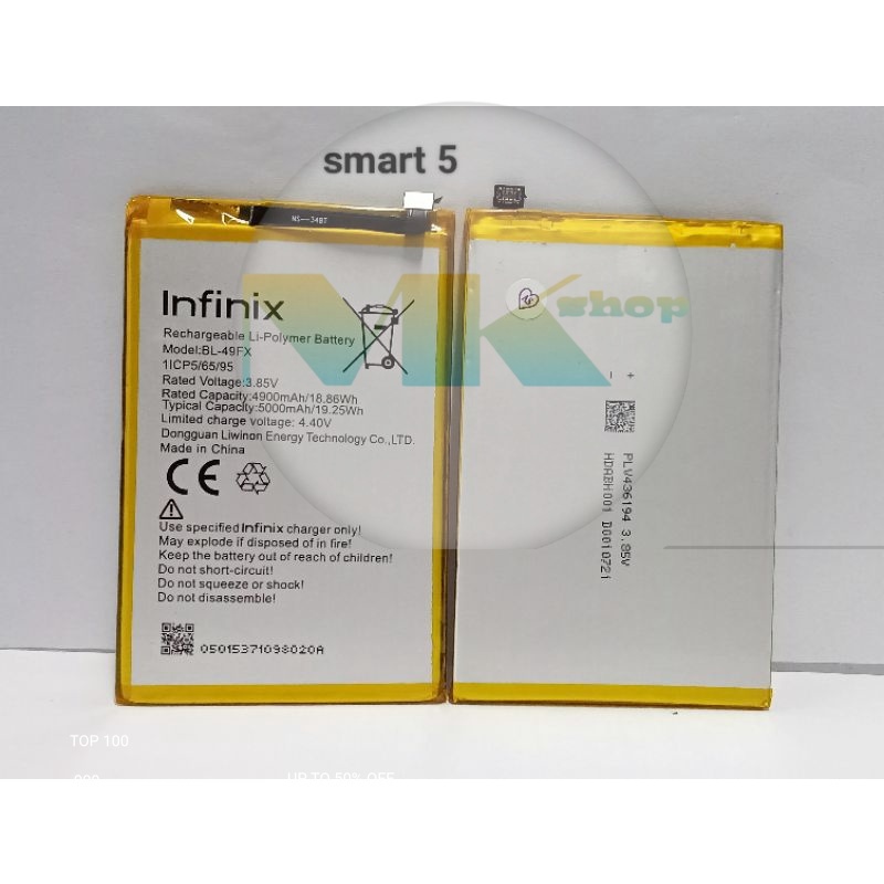 BATTERY BATERAI INFINIX SMART 5 X657