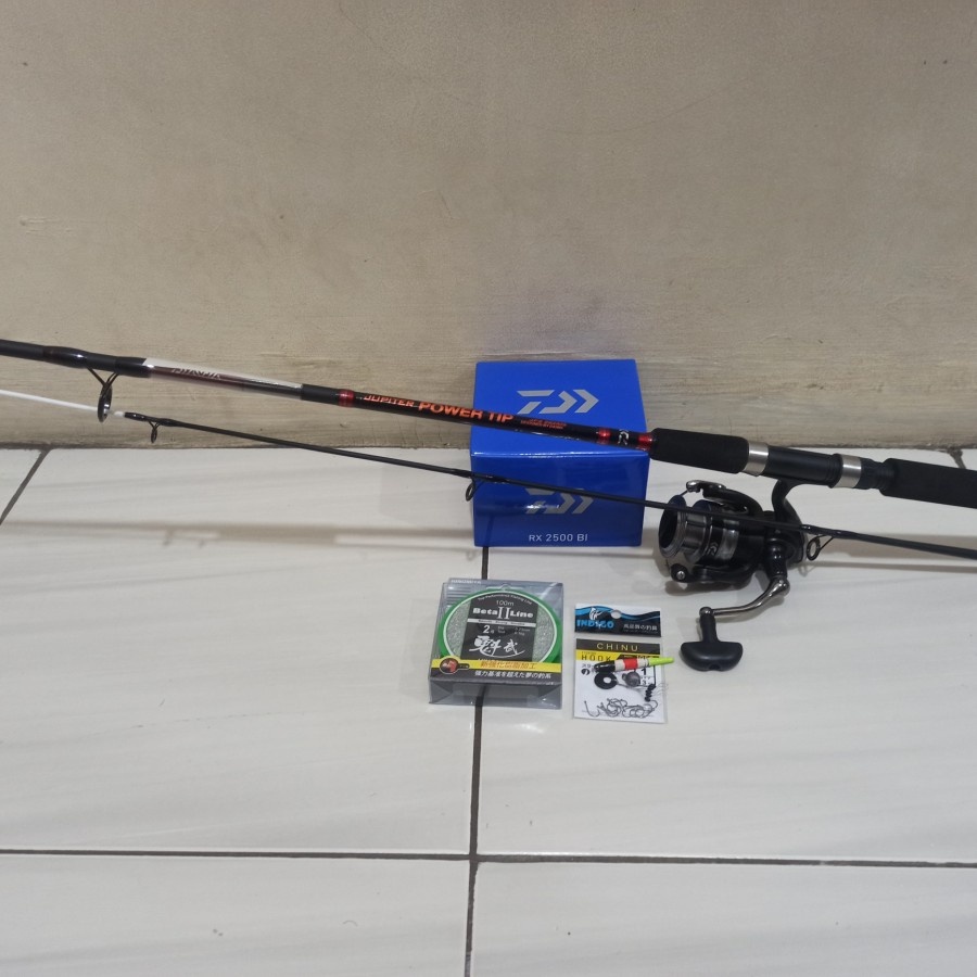 SET PANCING DAIWA TERMURAH COCOK UNTUK GALATAMA SUNGAI KALI PINGGIR LAUT LENGKAP SIAP PAKAI