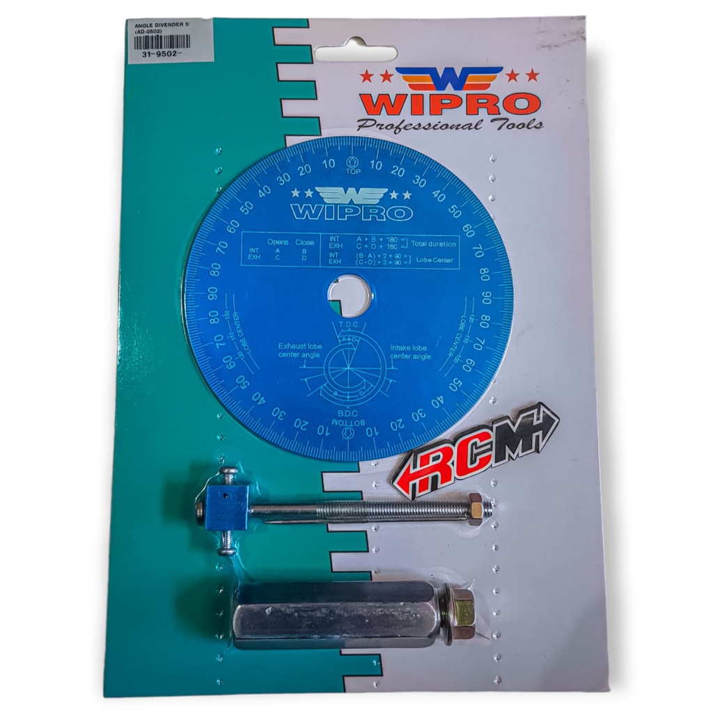 AD-0502 ANGLE DIVENDER BUSUR DERAJAT 5INCH 5 INCH 5" 5IN ALAT UKUR SUDUT PENGAPIAN MOTOR UNIVERSAL O