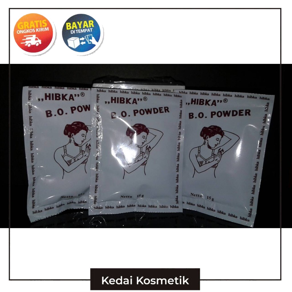 (ACEH) HIBKA 15gr | Bedak Anti Bau Ketiak | Deodorant Powder