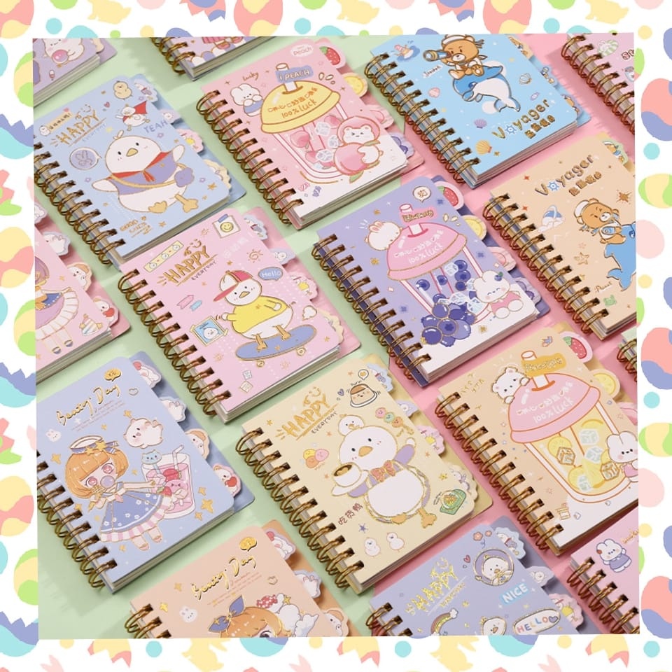 

GULAGULA - BUKU TULIS BINDER FRUIT GIRL | BINDER NOTES BOOK | BUKU CATATAN HARDCOVER | JURNALING BOOK | CUTE BINDER BOOK