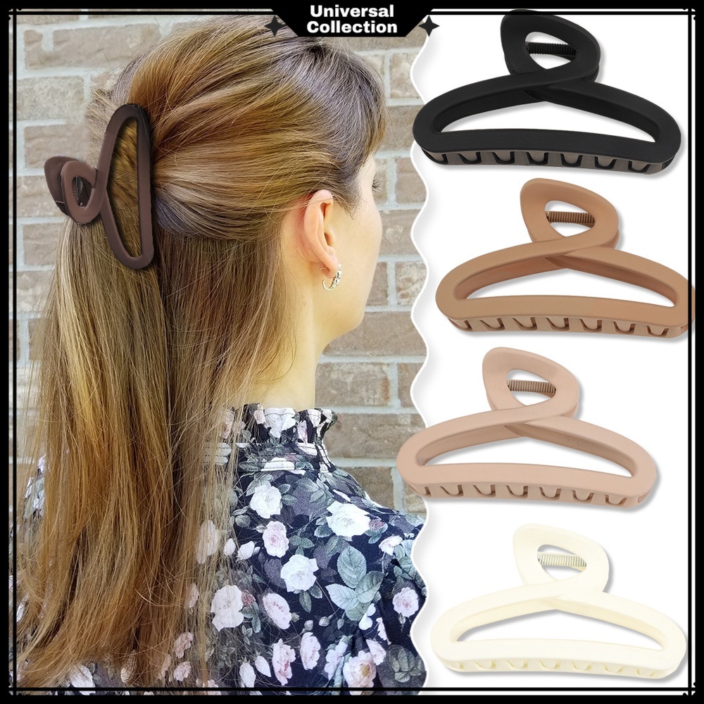 11CM - JEPITAN RAMBUT SALON KOREA DOFF MODEL OVAL PANJANG / JEDAI SALON MATTE DOFF KOREA ORIGINAL