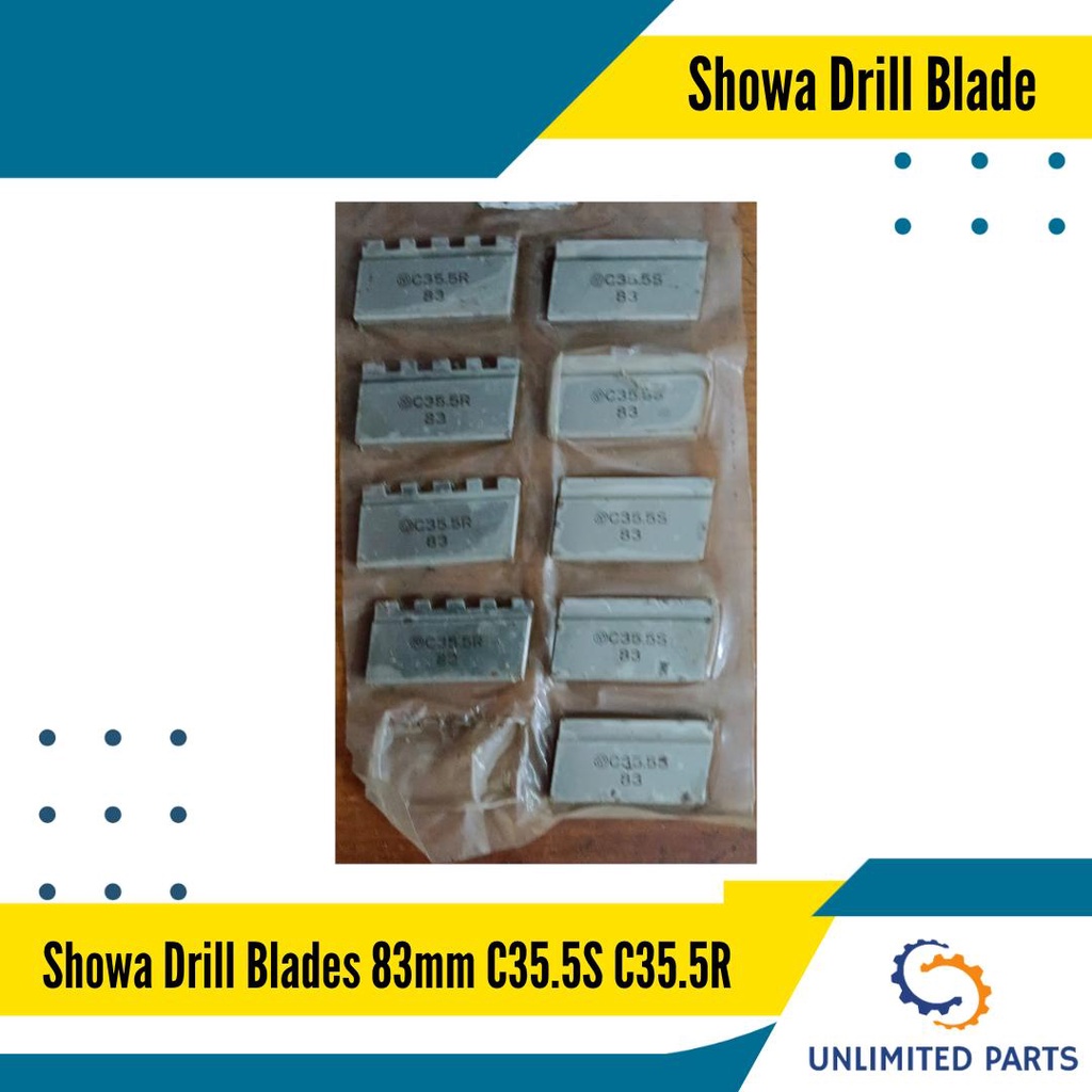 Showa Drill Blades 83mm C35.5S C35.5R