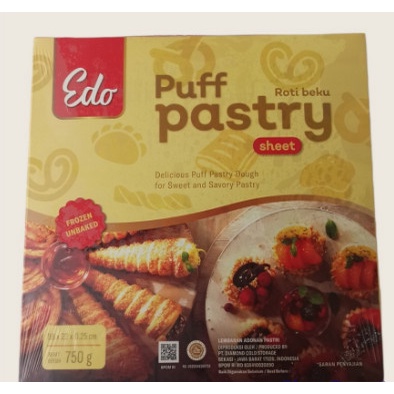 

Promo Termurah [ Best Seller ] Edo puff pastry sheet 750gr | pastry zuppa sup
