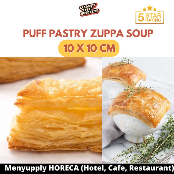 

Termurah [ Best Seller ] Puff Pastry Kulit Zuppa Soup premium halal isi 10 lembar