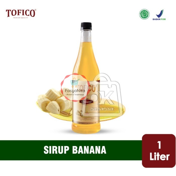 

Sirup Banana Tofico / Banana Syrup (Botol Plastik 1 Liter) - FasyAnita Mart Denpasar