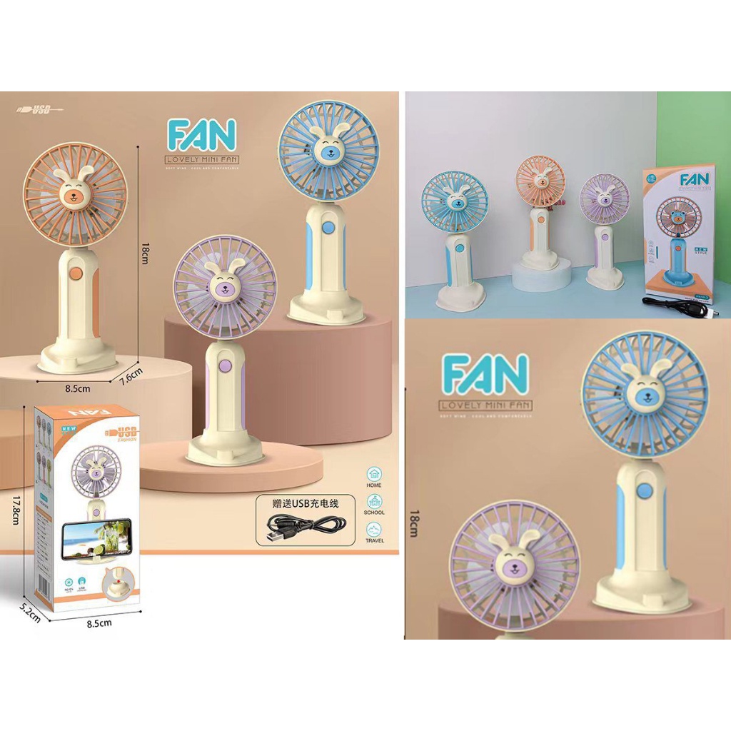 Mini Fan Portable - Kipas Mini Portable Cas - Kipas Angin Mini Cas - Kipas angin Portable Kualitas b