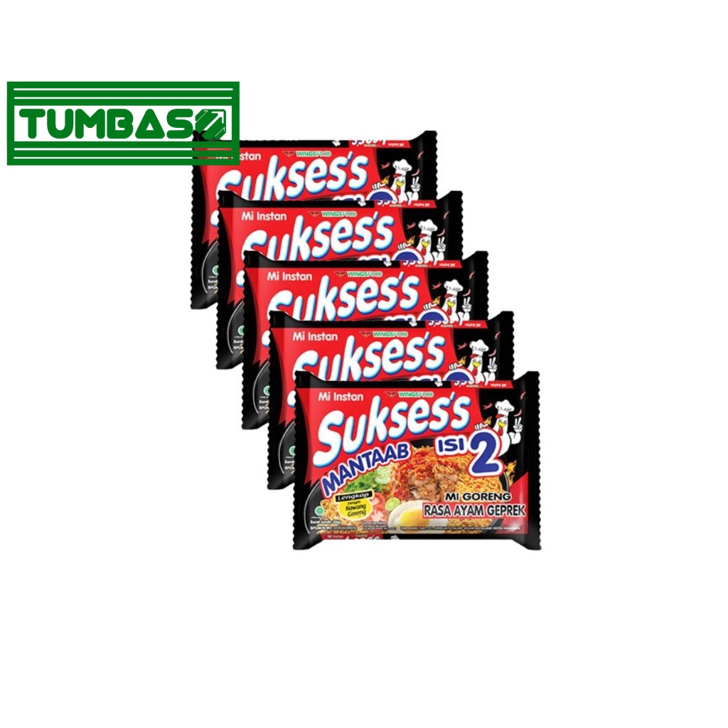 

Tumbaso SUKSESS MIE GORENG AYAM GEPREK 5 x 126GR