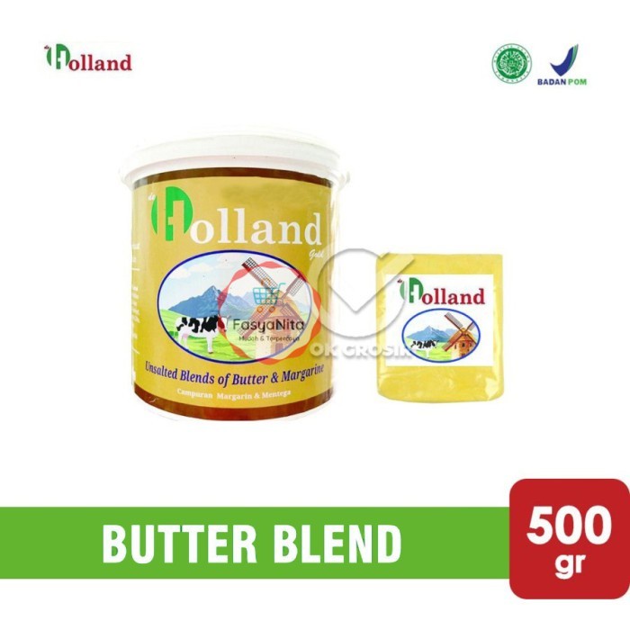 

De Holland / Deitolland Gold Butter Blends Unsalted (500 gr) - FasyAnita Mart Denpasar
