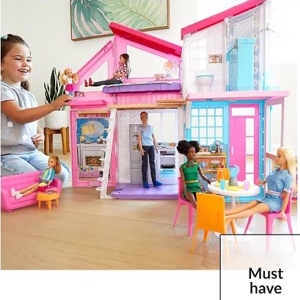 RUMAH BARBIE MALIBU HOUSE PLAYSET  BARBIE HOUSE