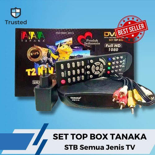 STB DVB SET TOP BOX TV DIGITAL TANAKA T2 NEW - STB TANAKA SAJA