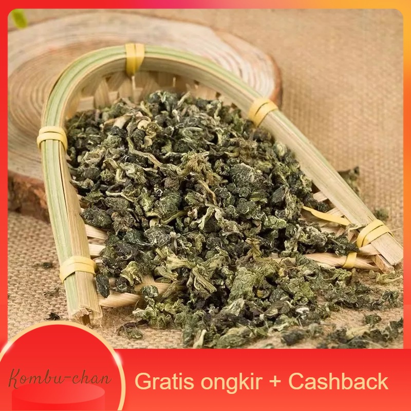 

Dried Pure Peppermint Tea Leaves No Caffeine / Teh Daun Kering Mint Bebas Kafein Herbal Premium Organik siap seduh untuk diet, alergi, meningkatkan energi dan fokus | Kombu-chan Tisane Series