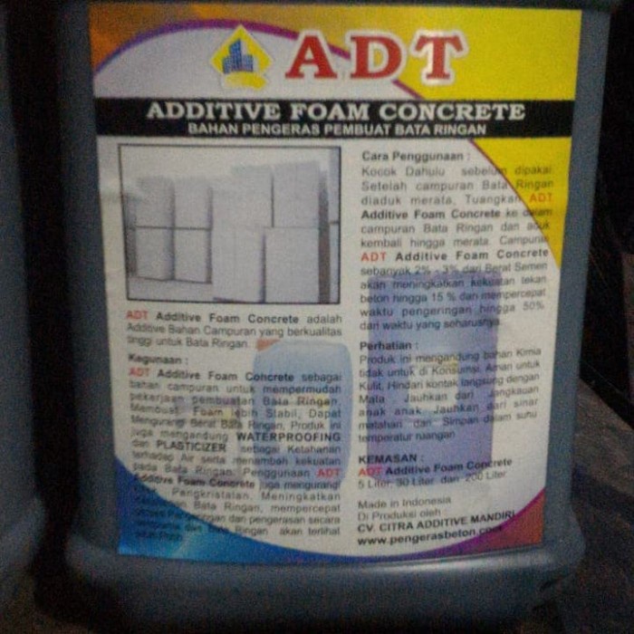 

cairan foam concrete Pengeras bata ringan