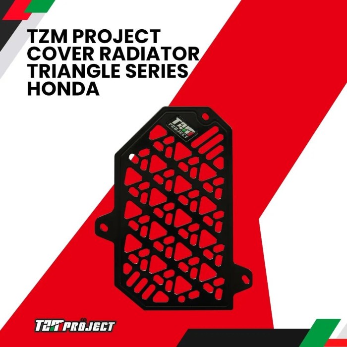 COVER TUTUP RADIATOR TZM PROJECT VARIO PCX ADV 160 TRIANGLE