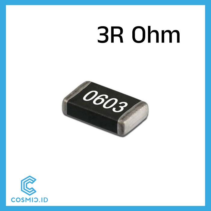 Resistor 3 Ohm 3Ohm 3R 0603 SMD SMT SMD0603