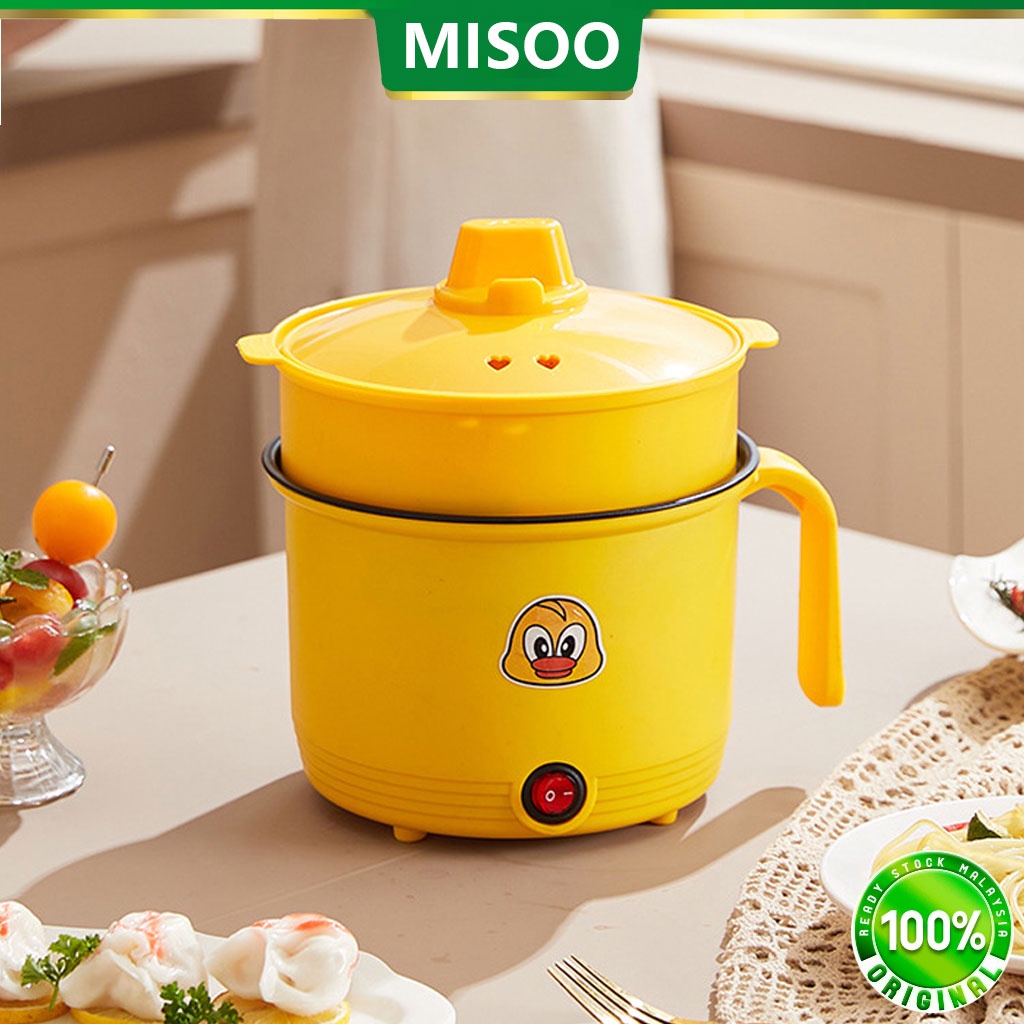 Panci Listrik Multifunctional Electric Frying Pan Panci Listrik Lapisan Teflon/Panci Listrik Multifu