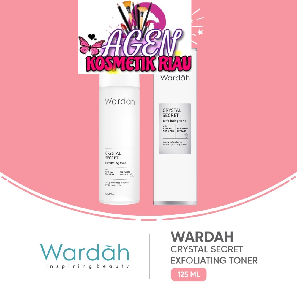 Wardah CRYSTAL SECRET Exfoliating Toner 125ml (White Secret Exfoliating Lotion)