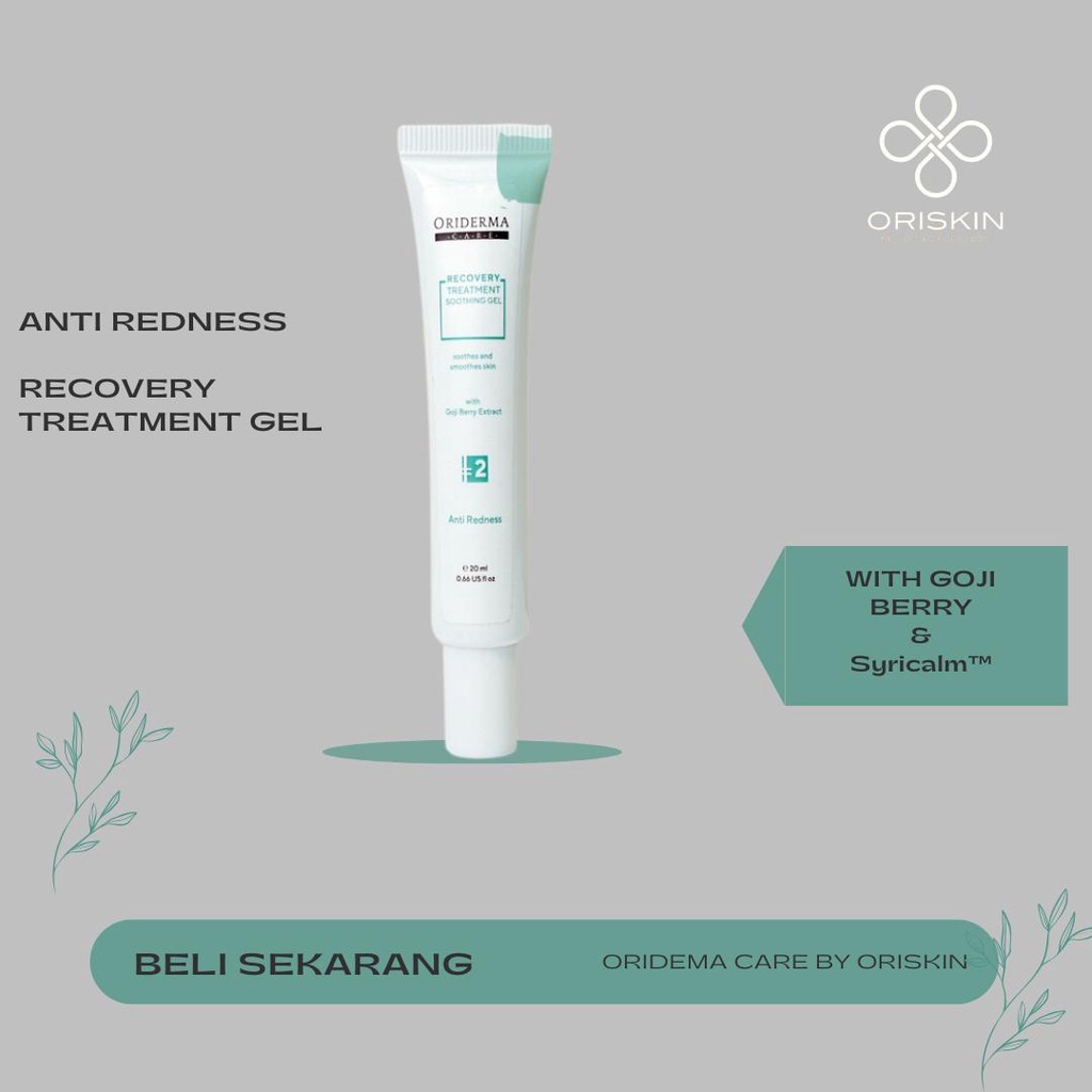 Oriderma Care Anti Redness Recovery Treatment Gel / Kemerahan/ Sensitive