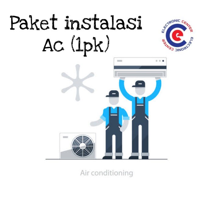 Paket Instalasi AC 5M (0.5pk, 0.75pk dan 1.0pk)
