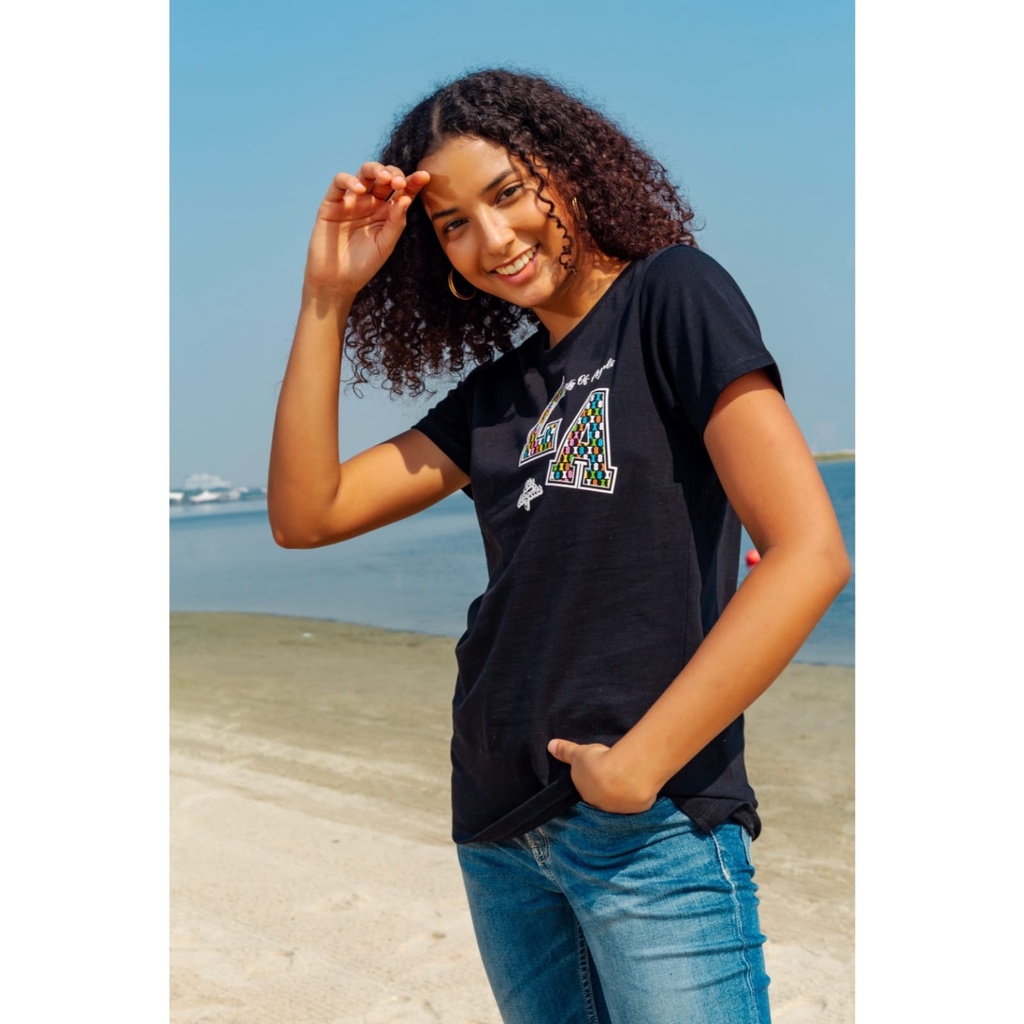 X8 Deoline Tops - Kaos wanita santai couple