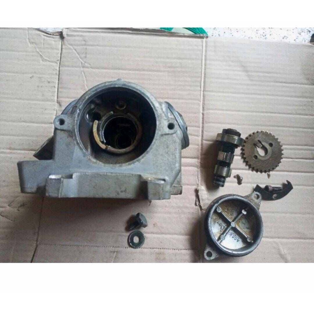 blok sylinder head yamaha Vega r lama pnp crypton ful isi ori copotan