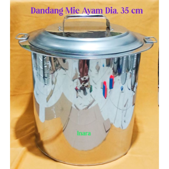 Dandang Mie Ayam Dia. 32,35,40 cm/dandang mue/dandang mie ayam Jumbo/Tong Mie Ayam