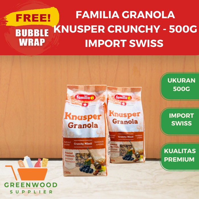 

Familia Granola Knusper Crunch - 500G [IMPORT SWISS]