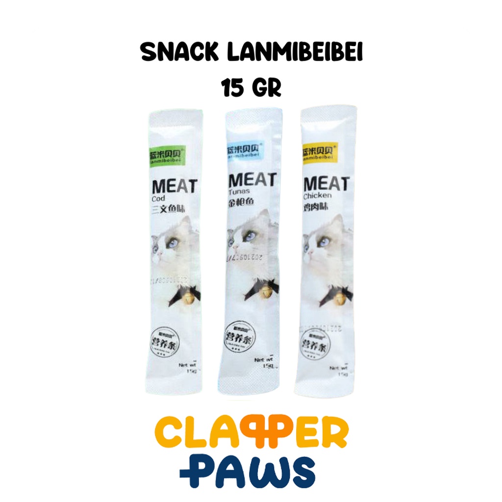 LanMiBeiBei Cat Creamy Cat Snack 15gr - Snack Kucing Creamy