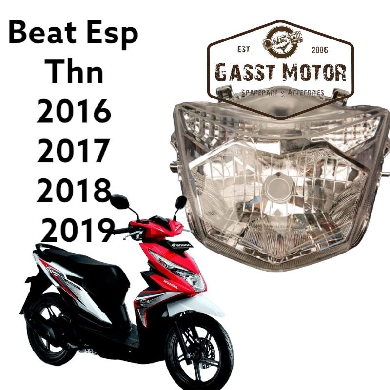 Lampu Depan Beat Fi Eco Esp Street Send depan&mika sed Tahun 2016 2017 2018