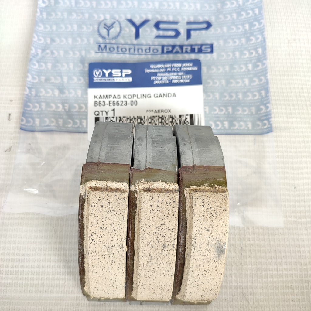 KAMPAS GANDA ONLY FCC AEROX B63-E6623-00 ASLI 100% SUKU CADANG BAWAAN MOTOR ( S.M )