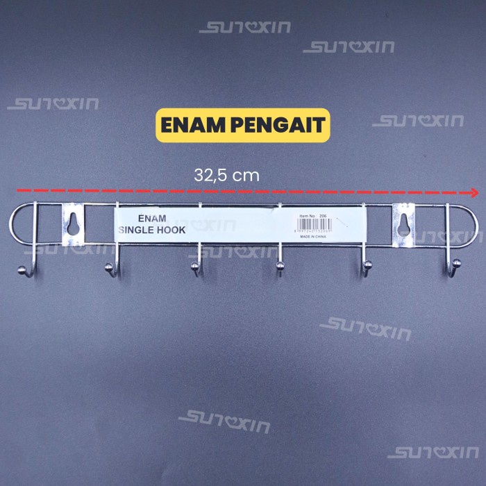 SUNXIN KAPSTOK BESI STAINLESS 206 / 208 KAPSTOK BAJU / GANTUNGAN BAJU