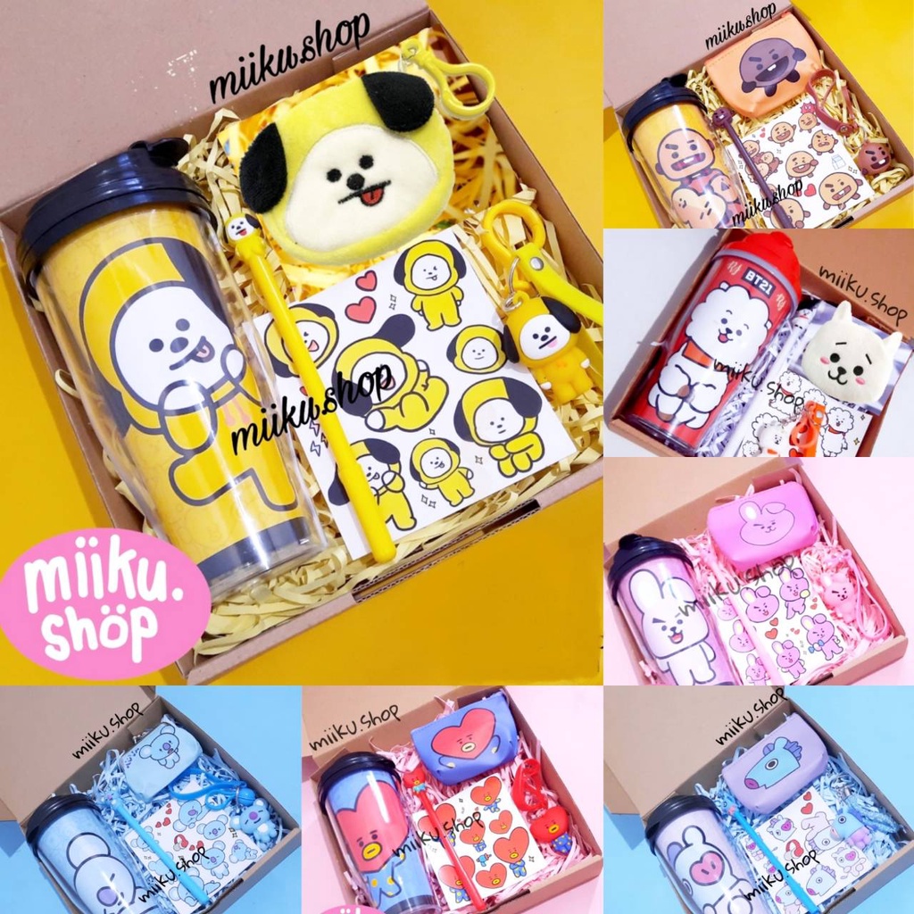 

reerengswetmall Birthday Gift Hampers | Kado Ulang Tahun Anak Lucu | Paket Tumbler Karakter BT21 / Doraemon / Keroppi / Stitch paling laris segera di order keburu kehabisan