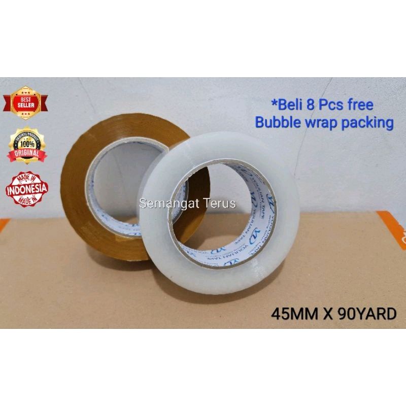 

[YOU LIAN]LAKBAN MURAH 45MM 90Y/TAPE LAKBAN BENING &COKLAT