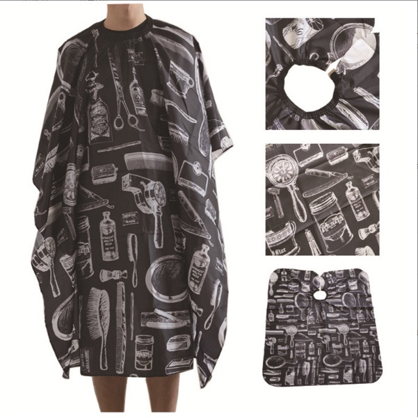 Baju Potong Rambut barbershop / Jubah apron pangkas rambut salon berbershop 145x120 cm / MYJULY Juba