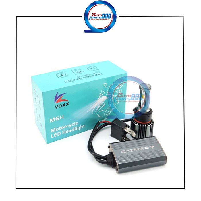 Lampu LED Motor VOXX M6H 40 W 4000 Lumens 2 Sisi H4 H6