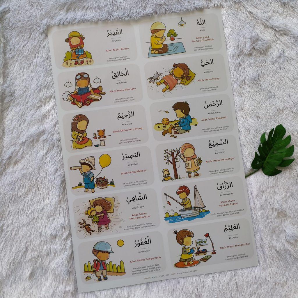 Poster Anak Asmaul Husna