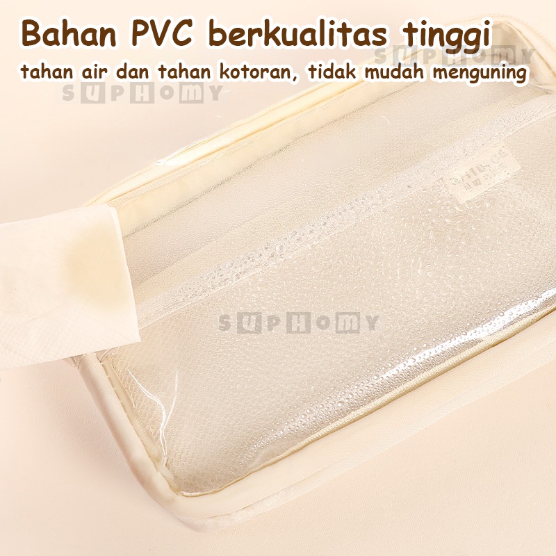 

HJK Tempat Pencil kotak pensil aesthetic Tas Pena Tas Pensil tempat alat tulis kapasitas besar