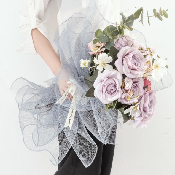 

Flower Mesh Jaring Kecil Premium Per Roll 50 cm x 5 Yard (4.55 meter)