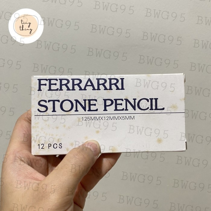 

Kapur Besi Ferrari/ Plate Stone Pencil isi 12 Batang 12pcs 12 pc