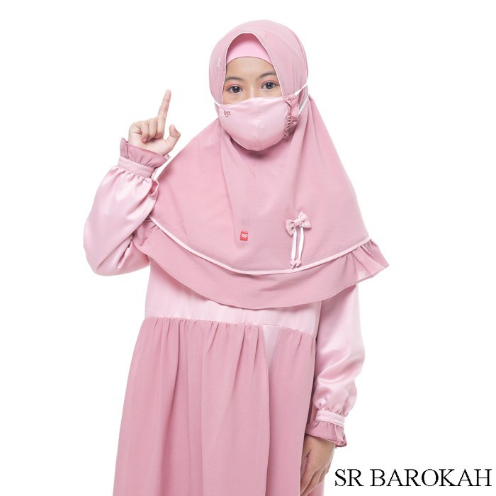 Rabbani - Setelan Baju Gamis Anak Perempuan Bani Batuta Khimar Hafiz Halimah