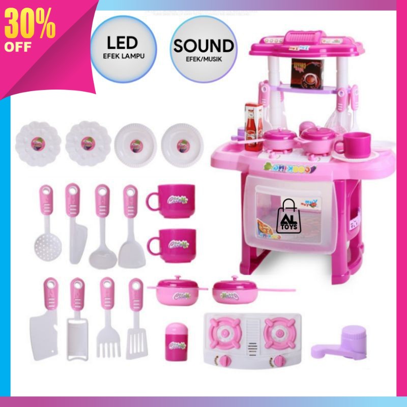 ⭐⭐⭐⭐⭐ Mainan Anak Lucu Unik Kreatif Pintar Murah Barang Awet - MAINAN MASAK SET DAPUR CILIK KITCHEN 