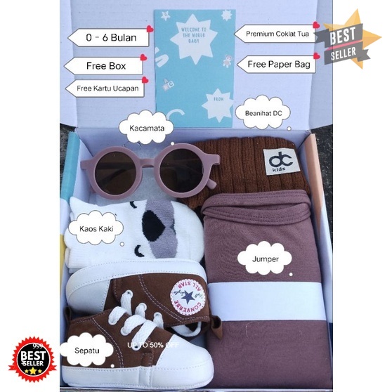 Hampers Bayi Baru Lahir Kado Newborn Baby Gift Set Unisex Parcel Lahiran Bayi Cowok Cewek
