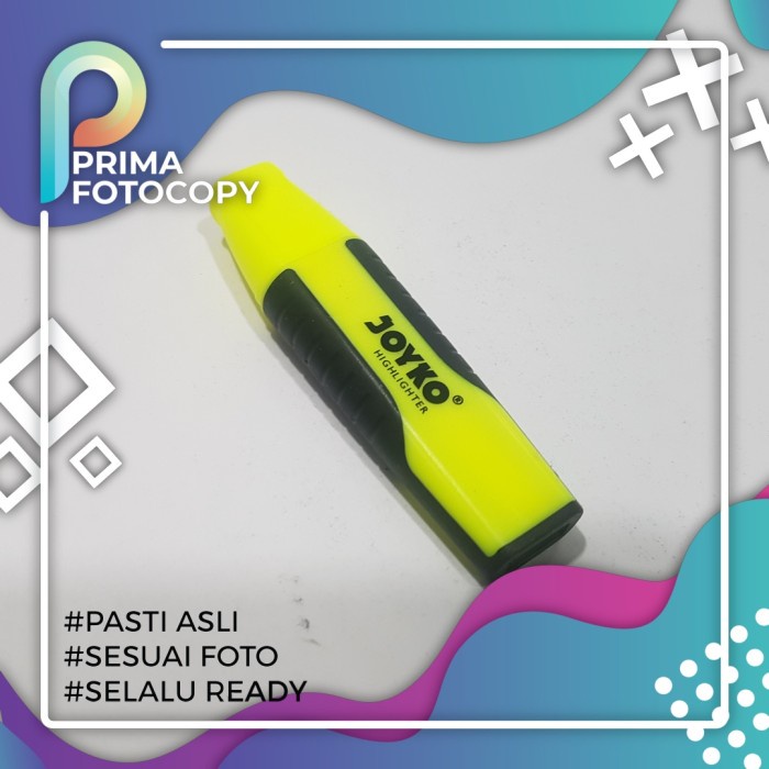 

Highlighter Joyko Spidol Warna Kuning Penanda Catatan Penting