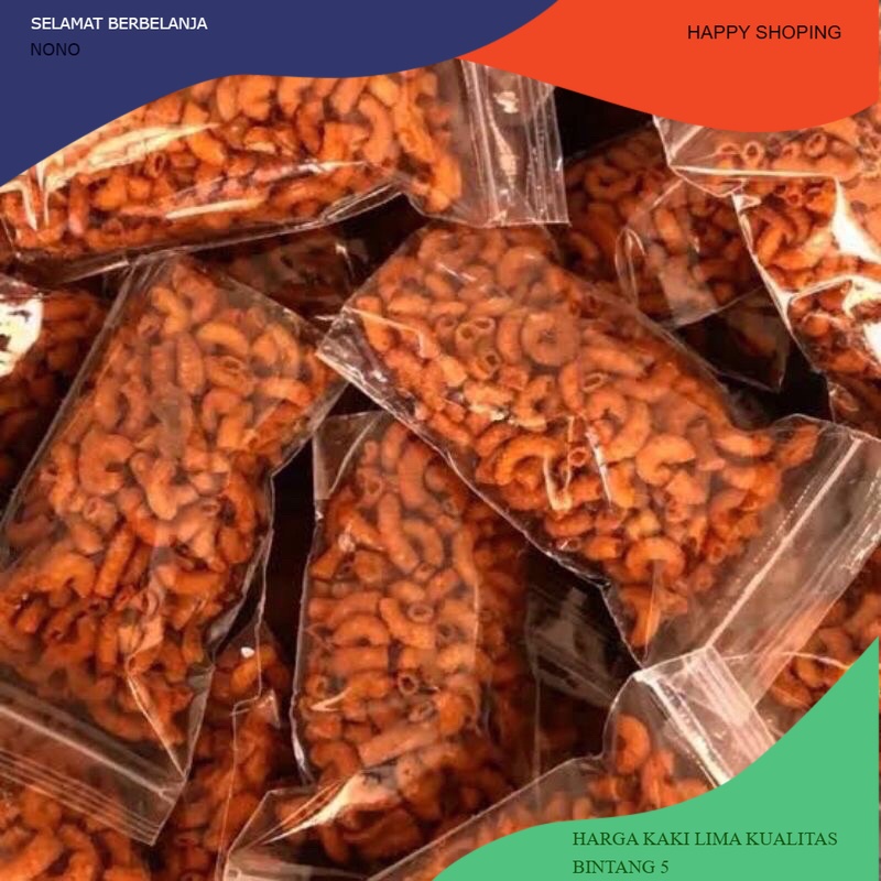 

(NONO) MAKARONI OMEX makaroni balado pedas makaroni mantap terlaris