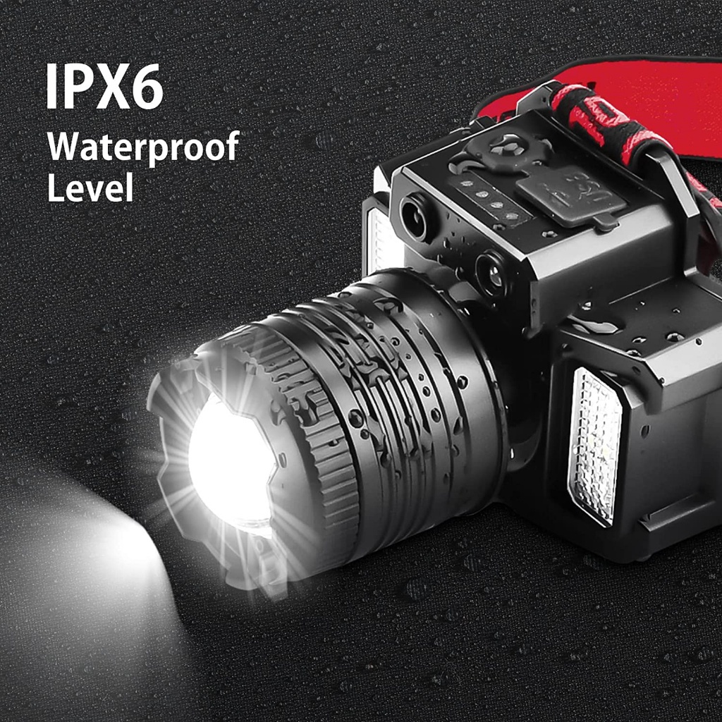 DISKON SENTER KEPALA LED CAS HEADLAMP MURAH /CAMPING/ OUTDOOR/SUPER TERANG 5000 LUMEN/ MANCING/