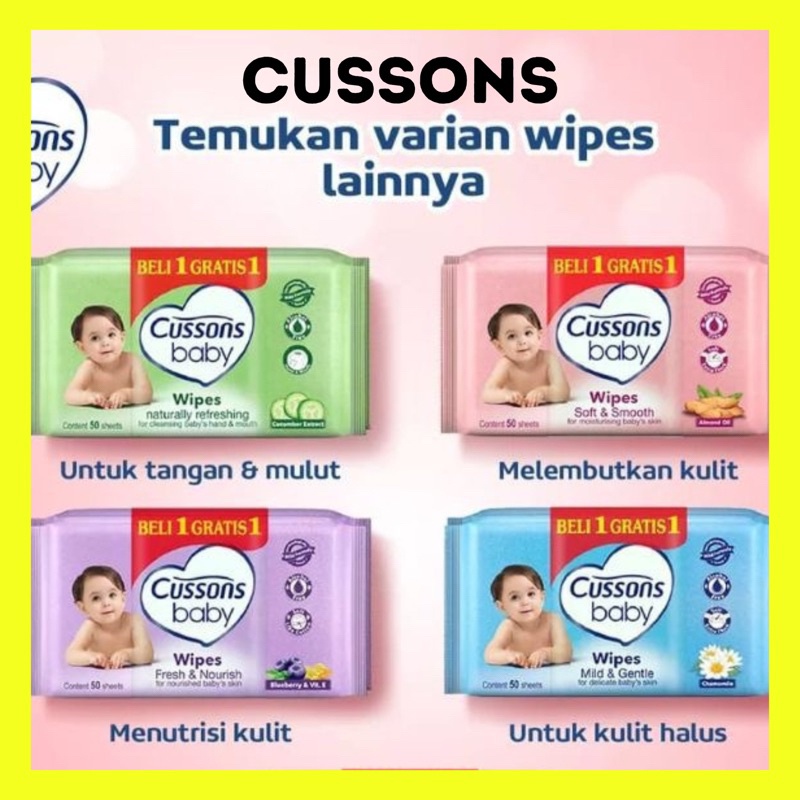Cussons Tissue Basah | tissue basah bayi