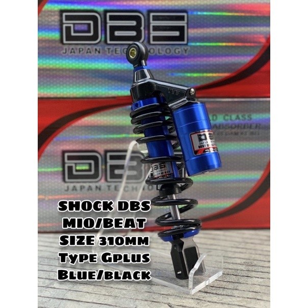 Shock/shockbreaker mio beat vario 110 fi vario 110 karbu uk 310 dbs or - HITAM TBG BIRU, 310mm
