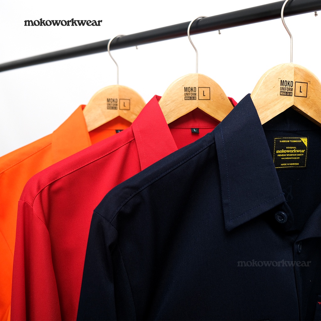 Wearpack Safety Coverall Overal Baju Seragam Kerja Bengkel Mekanik Pakaian Katun Pria Wanita Murah